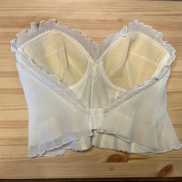Only Hearts by Helena Stuart white/ivory bustier, exc. cond. 36C, late 90s - Picture 2 of 5